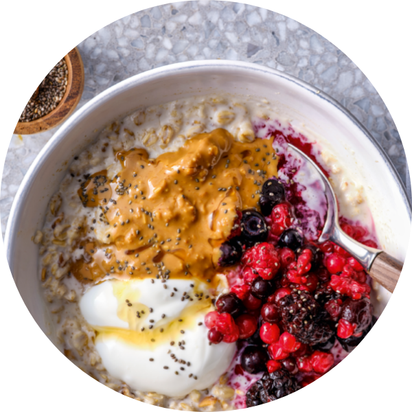 havermout met bosvruchten recept voor lage GI